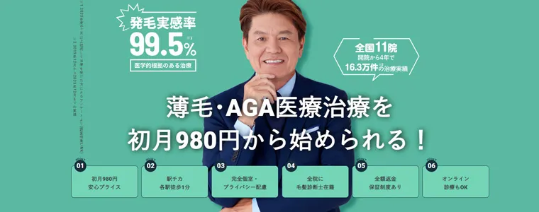 Dr.AGAクリニックのAGA治療